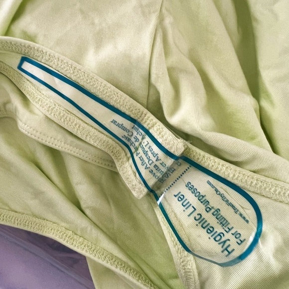 NWT GOOD AMERICAN Good Touch One Shoulder 90s Bodysuit in Key Lime Sz XL - Picture 4 of 5